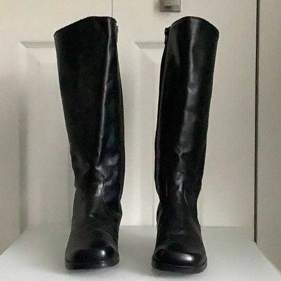 Harvard Santana Leather Fleece Lined Zip Up Boots Size 8 - Picture 3 of 10